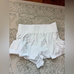 Free People Movement Get Your Flirt on Shorts White